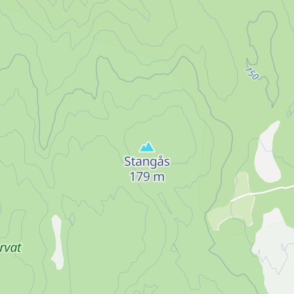 Map of Stangås