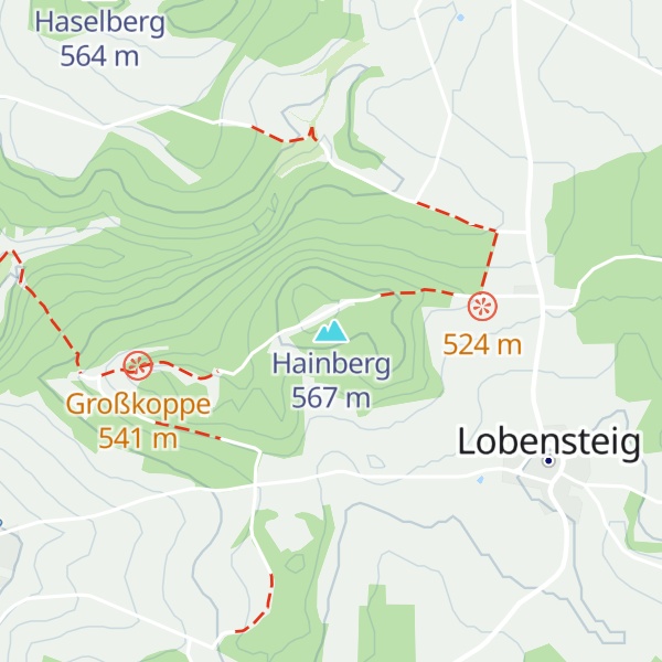 Map of Hainberg