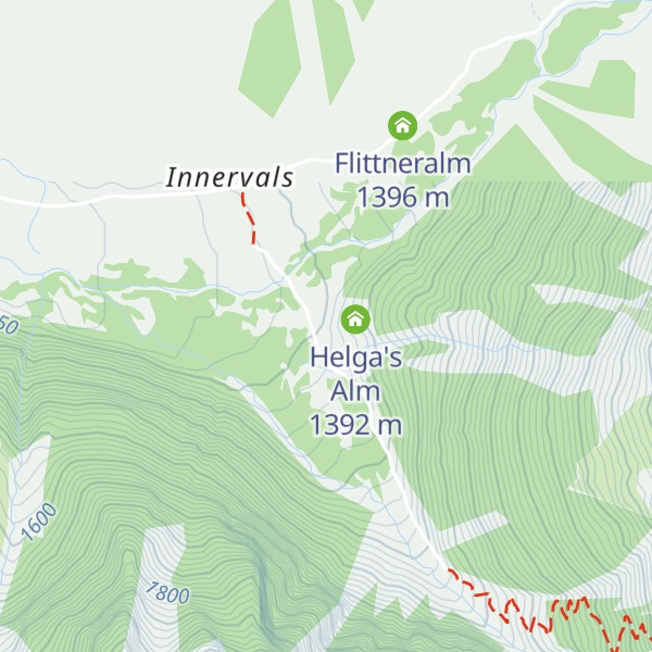 Map of Mucheler Kaser