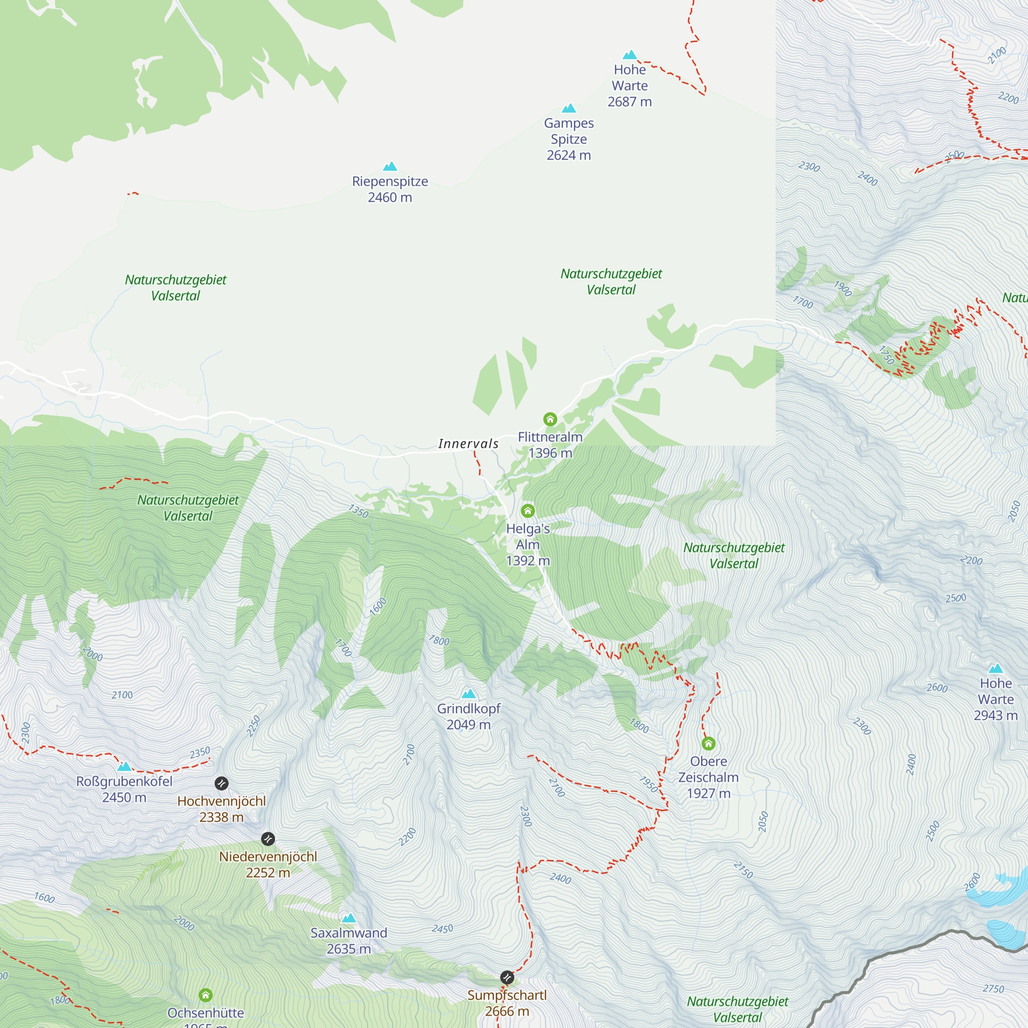 Mucheler Kaser map