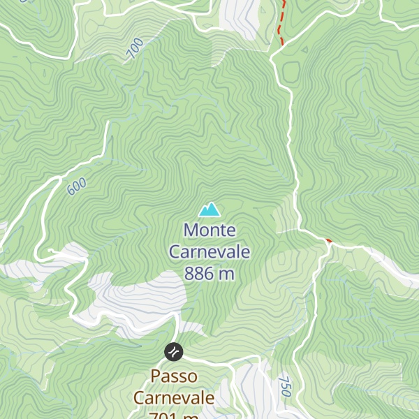 Map of Monte Carnevale
