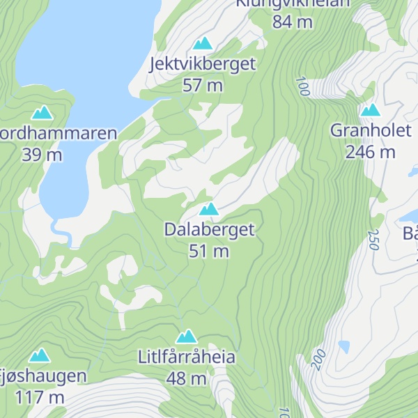 Map of Dalaberget