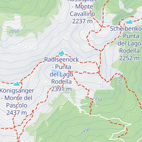 Map of AVS Notraum - AVS Bivacco di emergenza