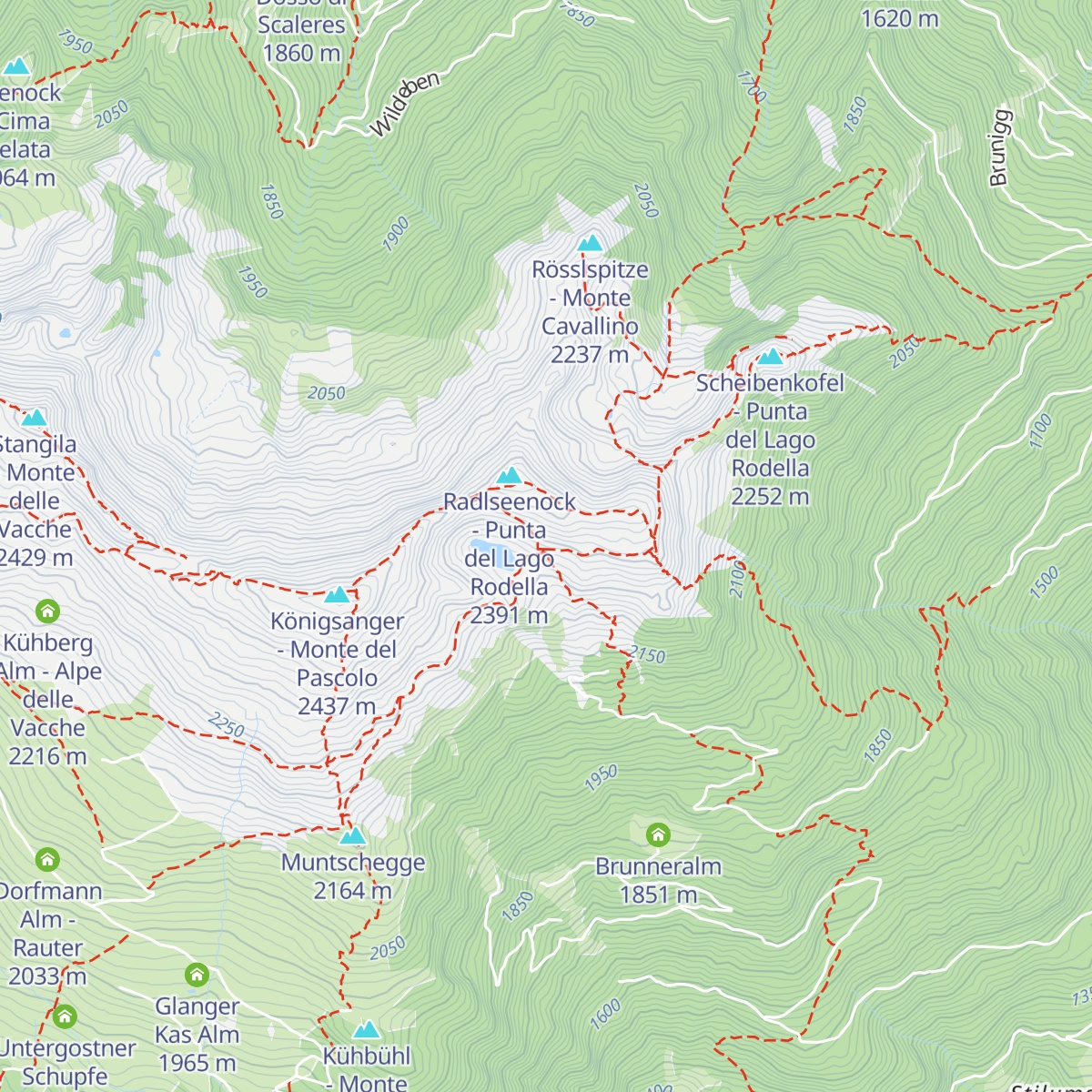 AVS Notraum - AVS Bivacco di emergenza map