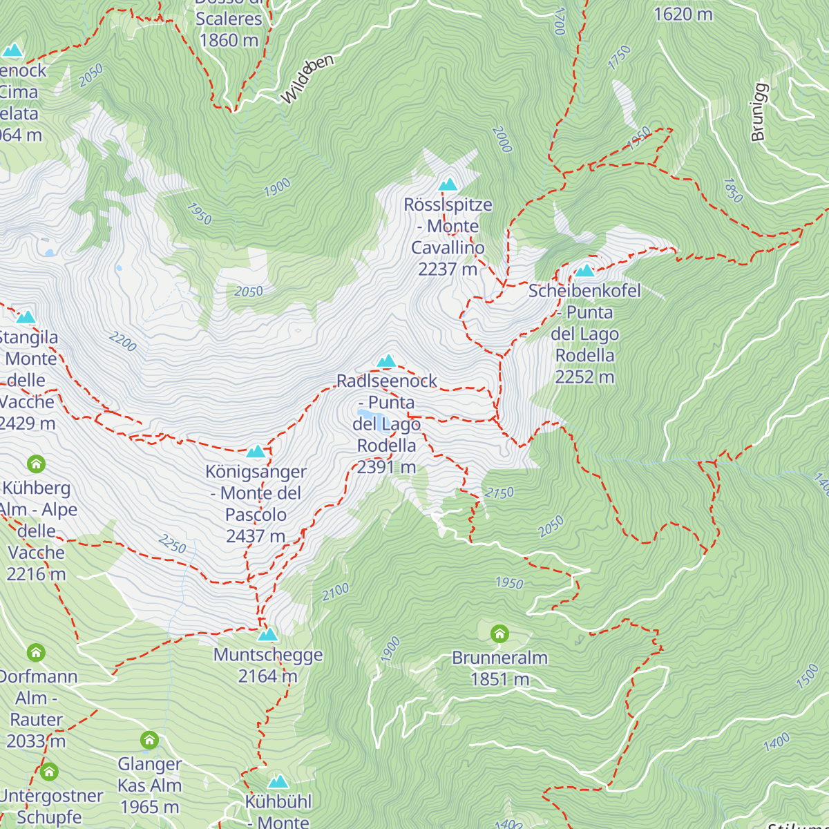 AVS Notraum - AVS Bivacco di emergenza map