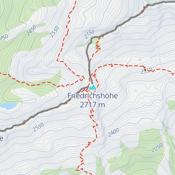 Map of Europahütte - Rifugio Europa