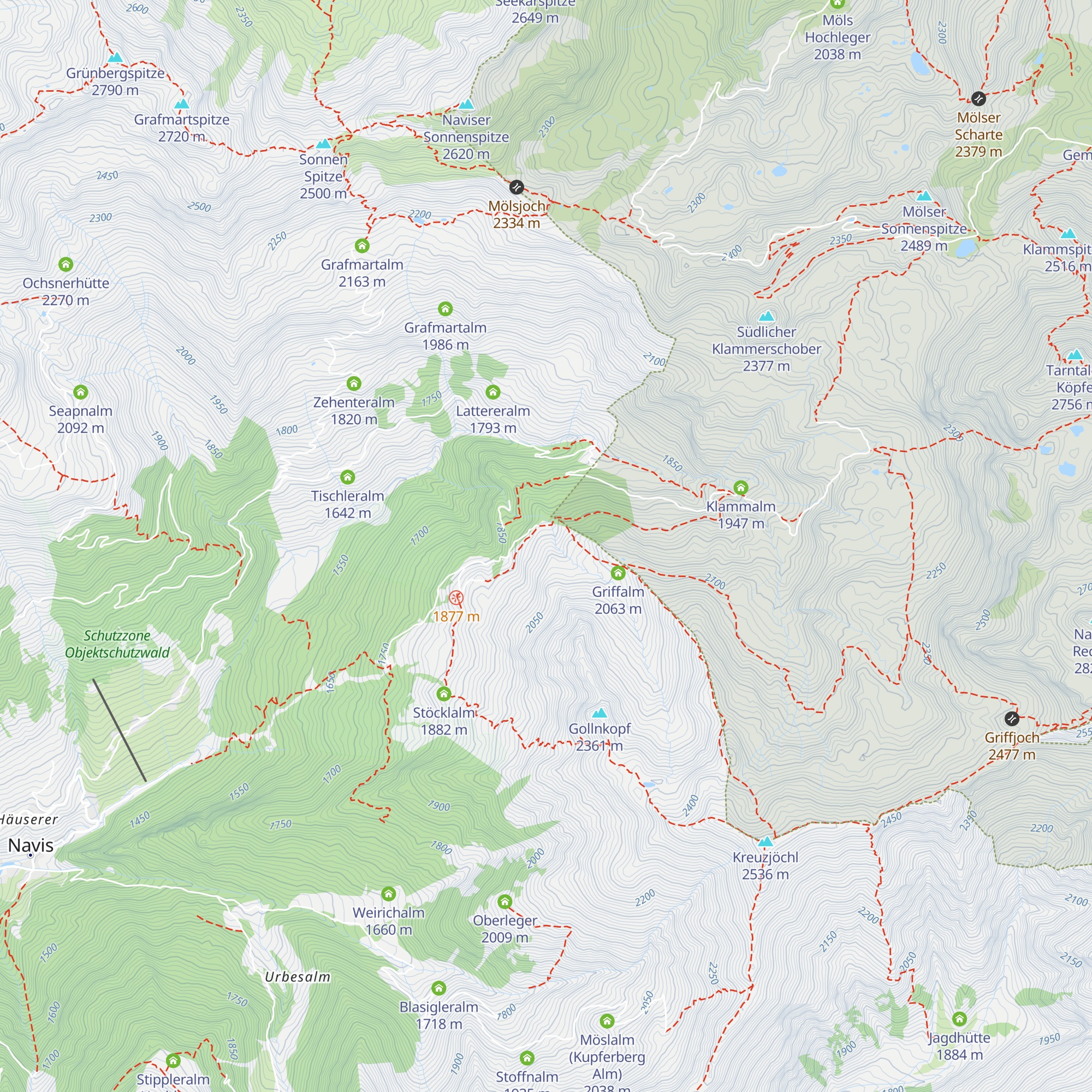 Bergwachthütte map