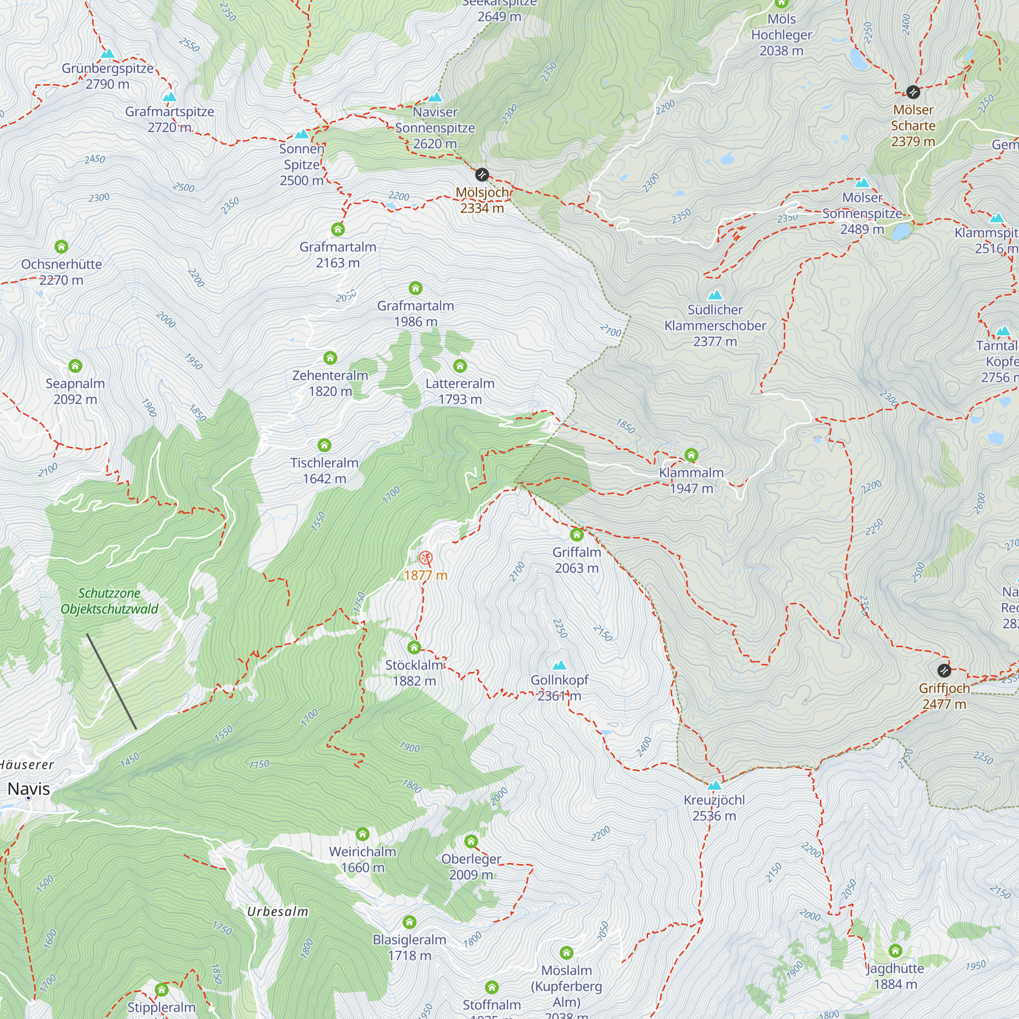 Bergwachthütte map