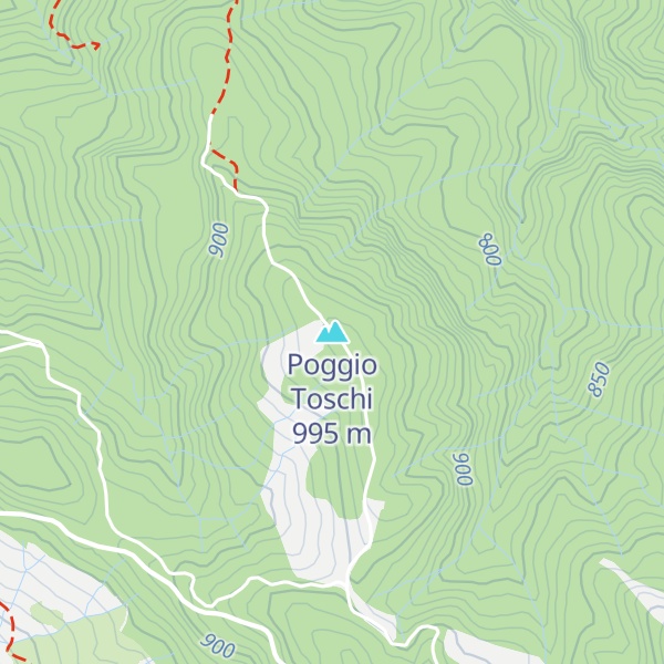 Map of Poggio Toschi