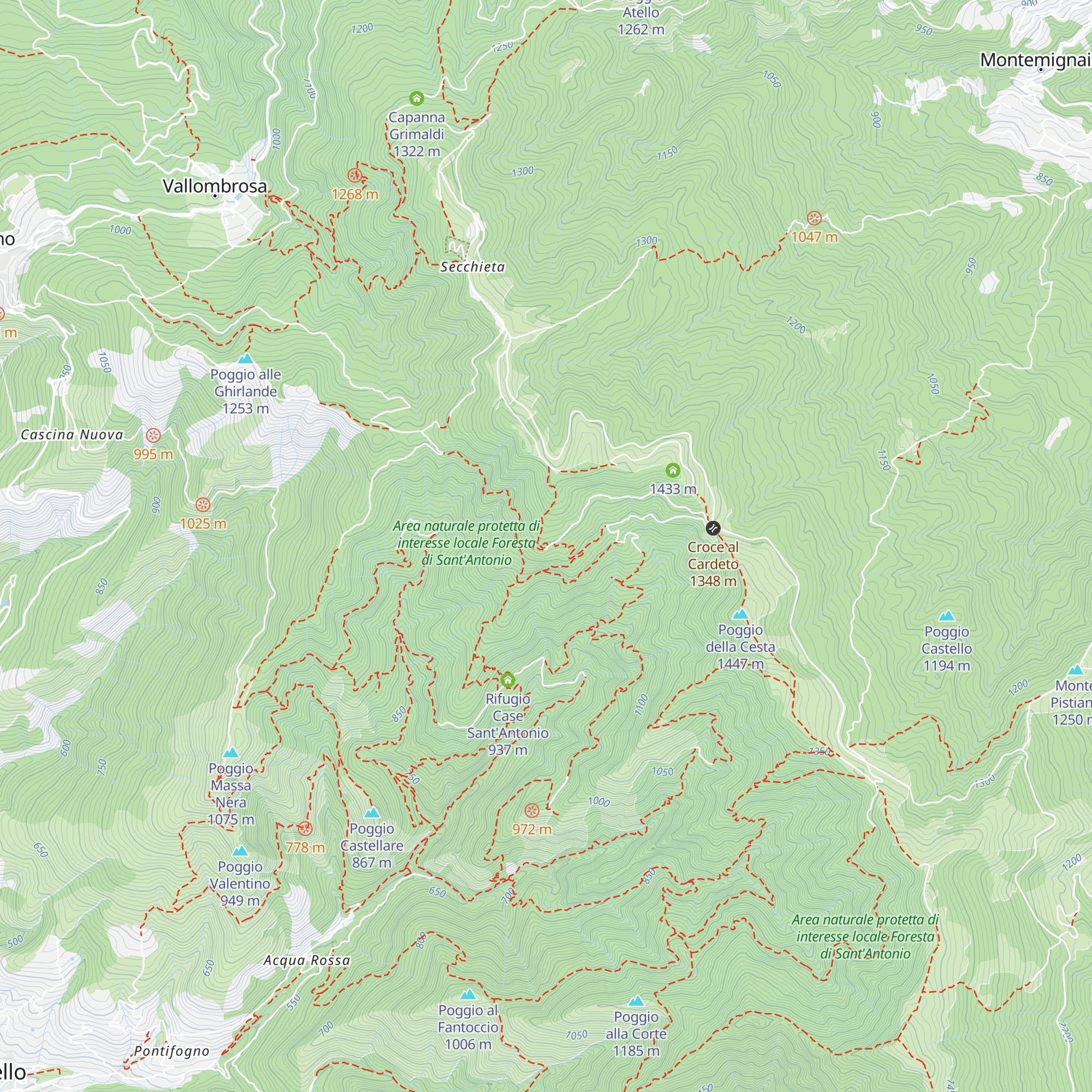 Capanna delle Guardie map