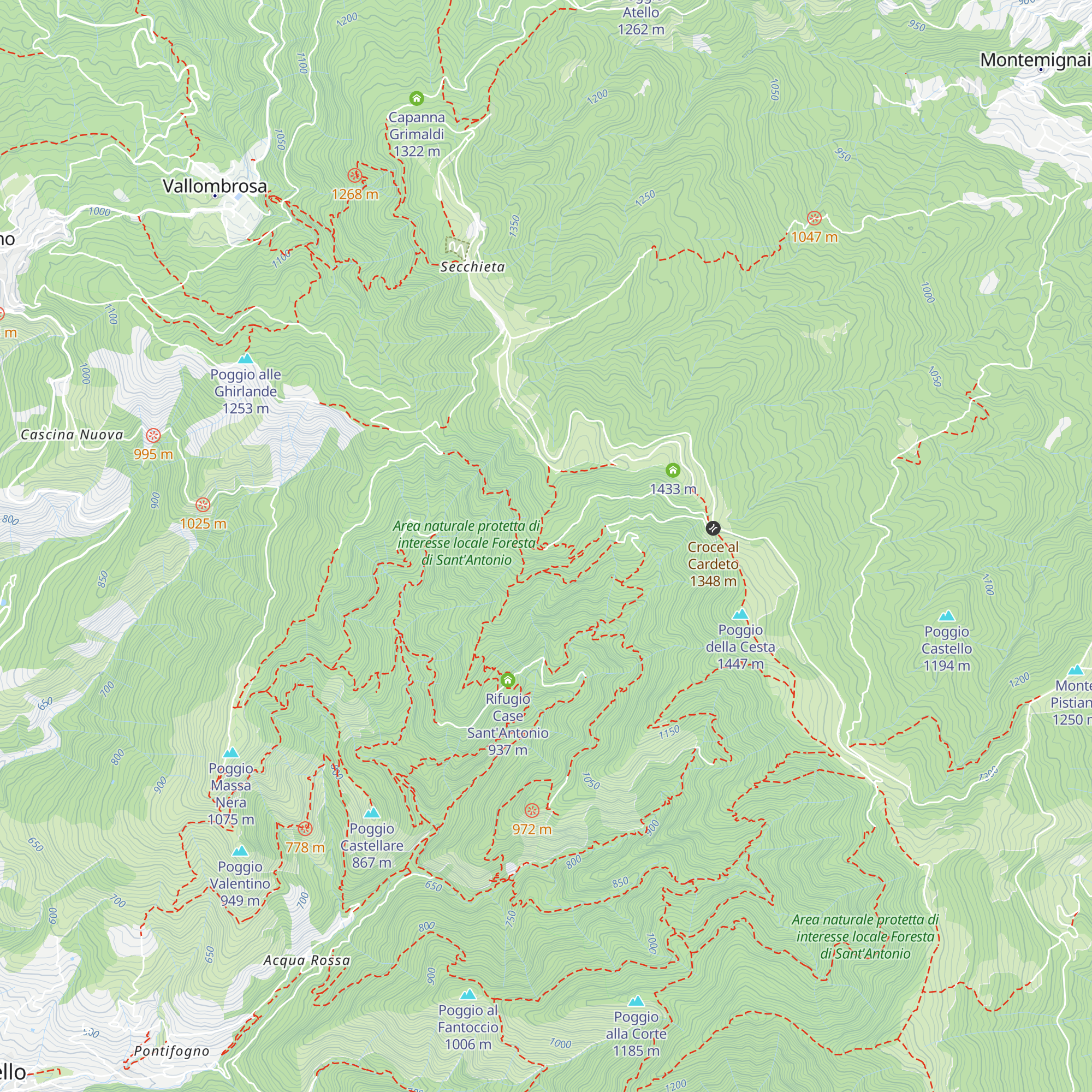 Capanna delle Guardie map