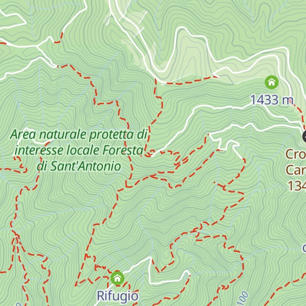 Map of Capanna delle Guardie