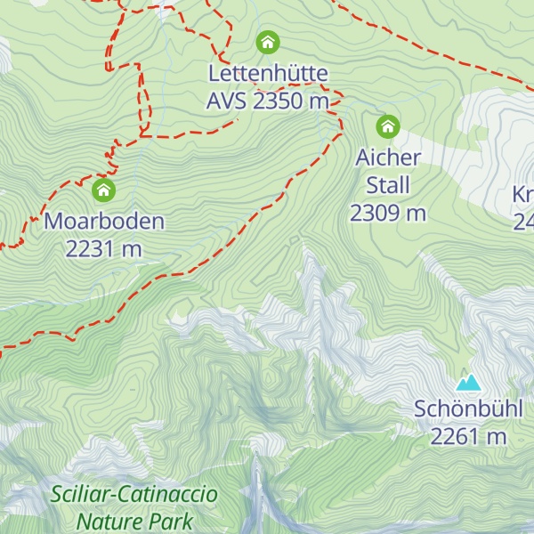 Map of Kleiner Tschafatsch
