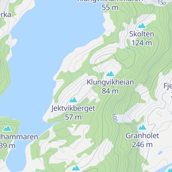 Map of Jektvikheia