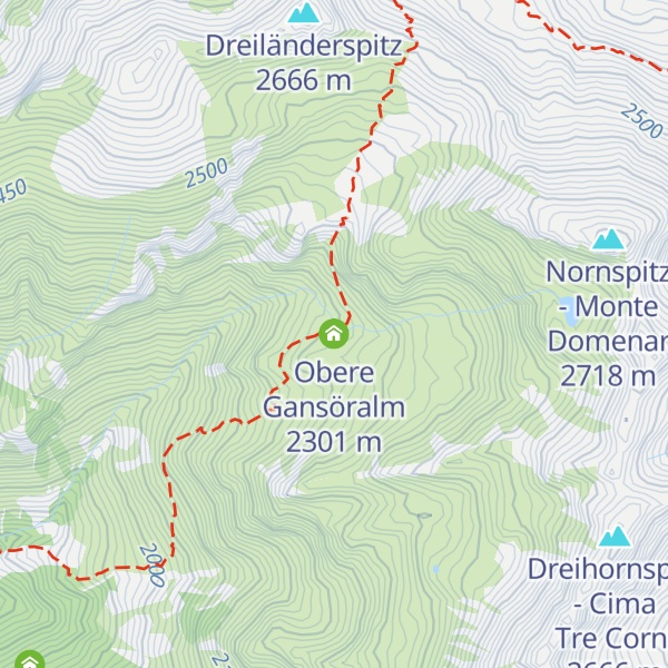 Map of Obere Gansöralm