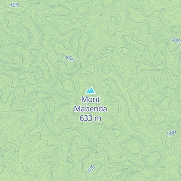 Map of Mont Mabenda