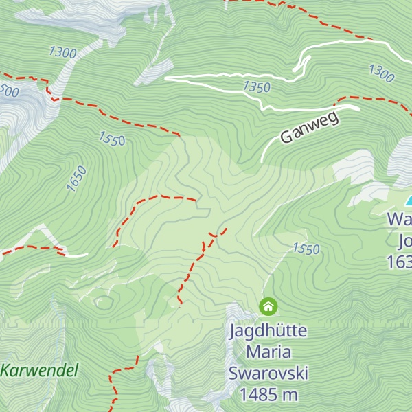 Map of Walder Alm
