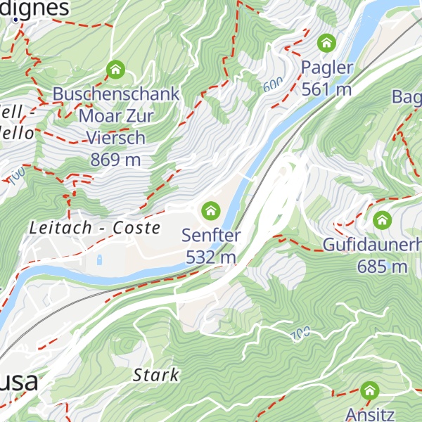 Map of Senfter