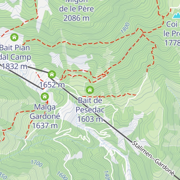 Map of Bait de Pesedac