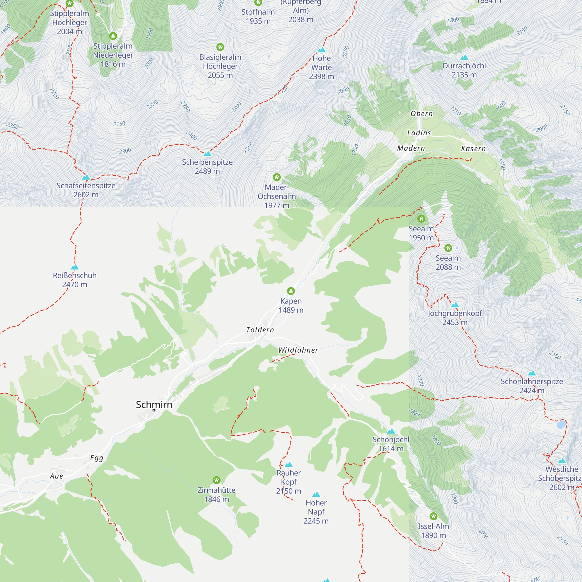 Kapen map