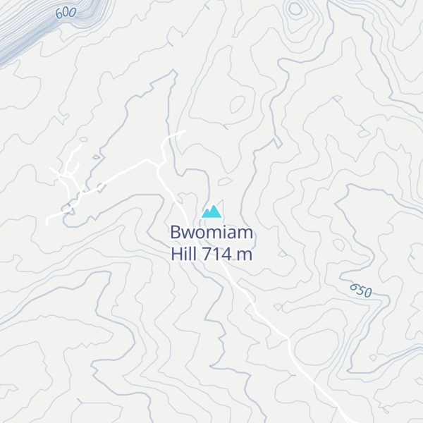 Map of Bwomiam Hill