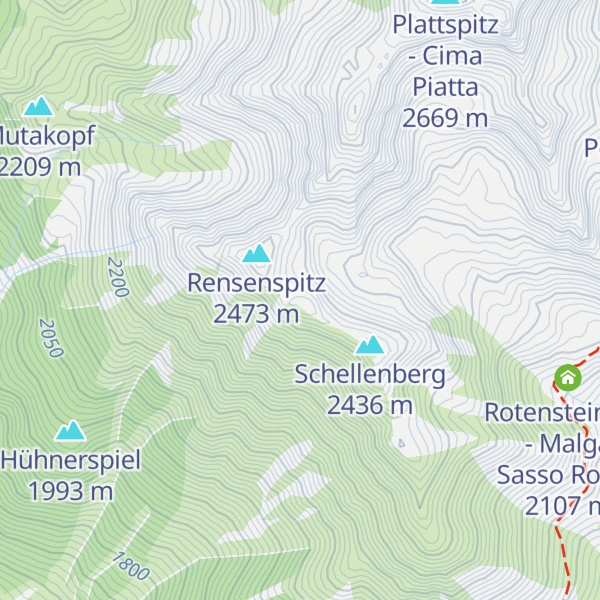 Map of Sattelspitz