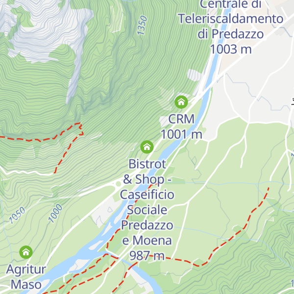 Map of Bistrot & Shop - Caseificio Sociale Predazzo e Moena