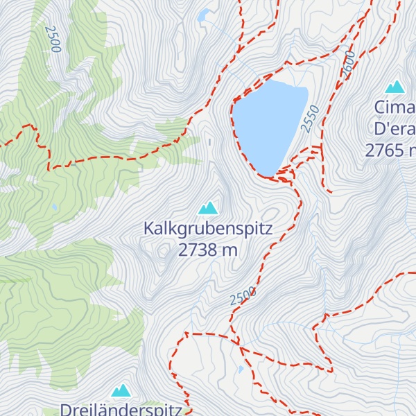 Map of Kalkgrubenspitz