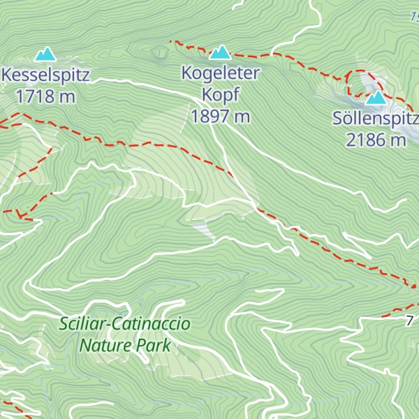 Map of Plafötsch Alm - Alpeggio Plafèc