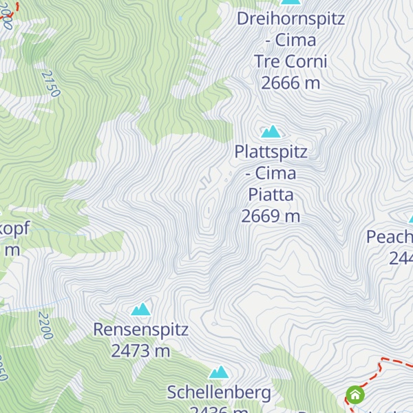 Map of Mutaspitz