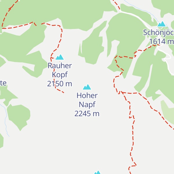 Map of Hoher Napf