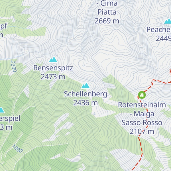 Map of Schellenberg