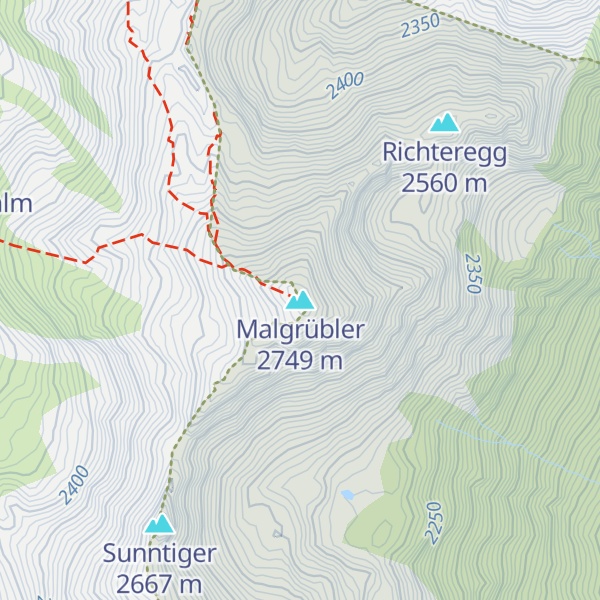 Map of Malgrübler