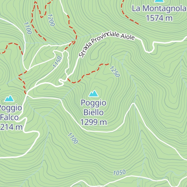 Map of Poggio Biello