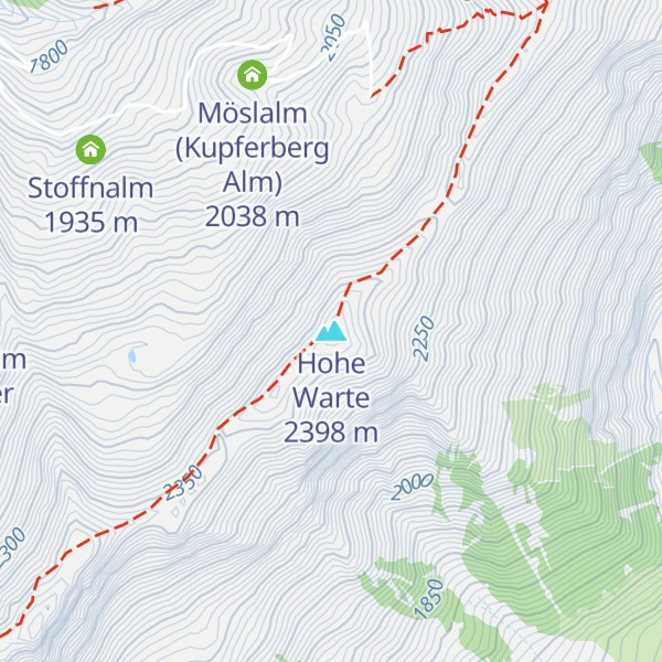 Map of Hohe Warte