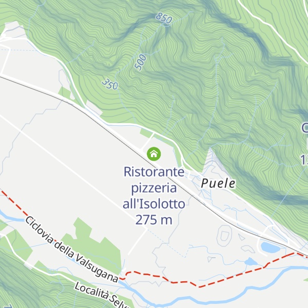 Map of Ristorante pizzeria all'Isolotto
