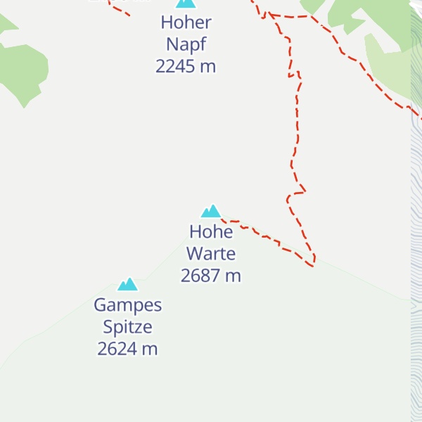 Map of Hohe Warte