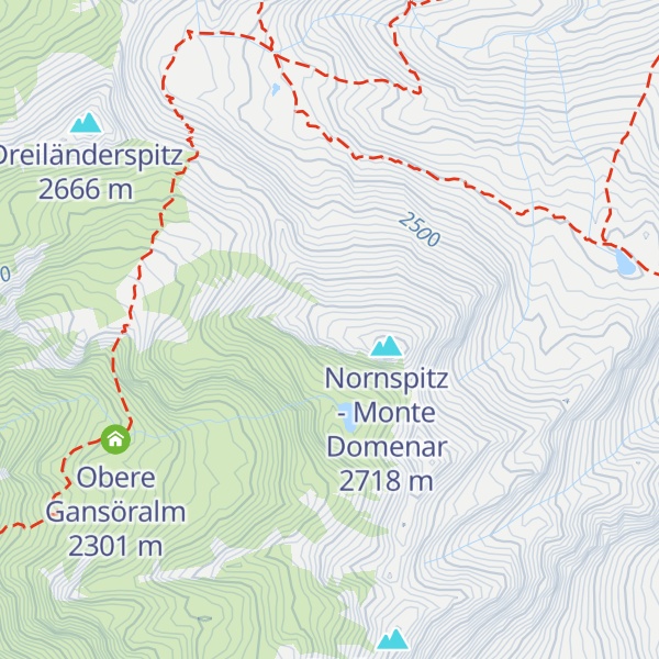 Map of Blauer Stoan