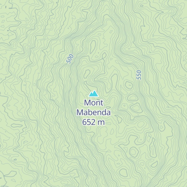 Map of Mont Mabenda