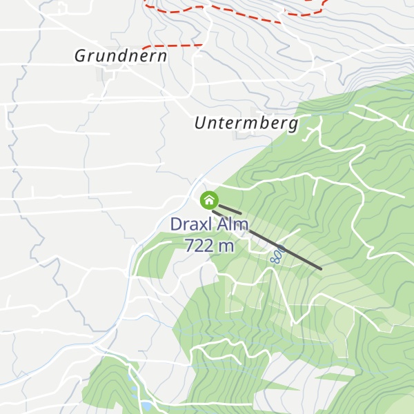 Map of Resten Hütte