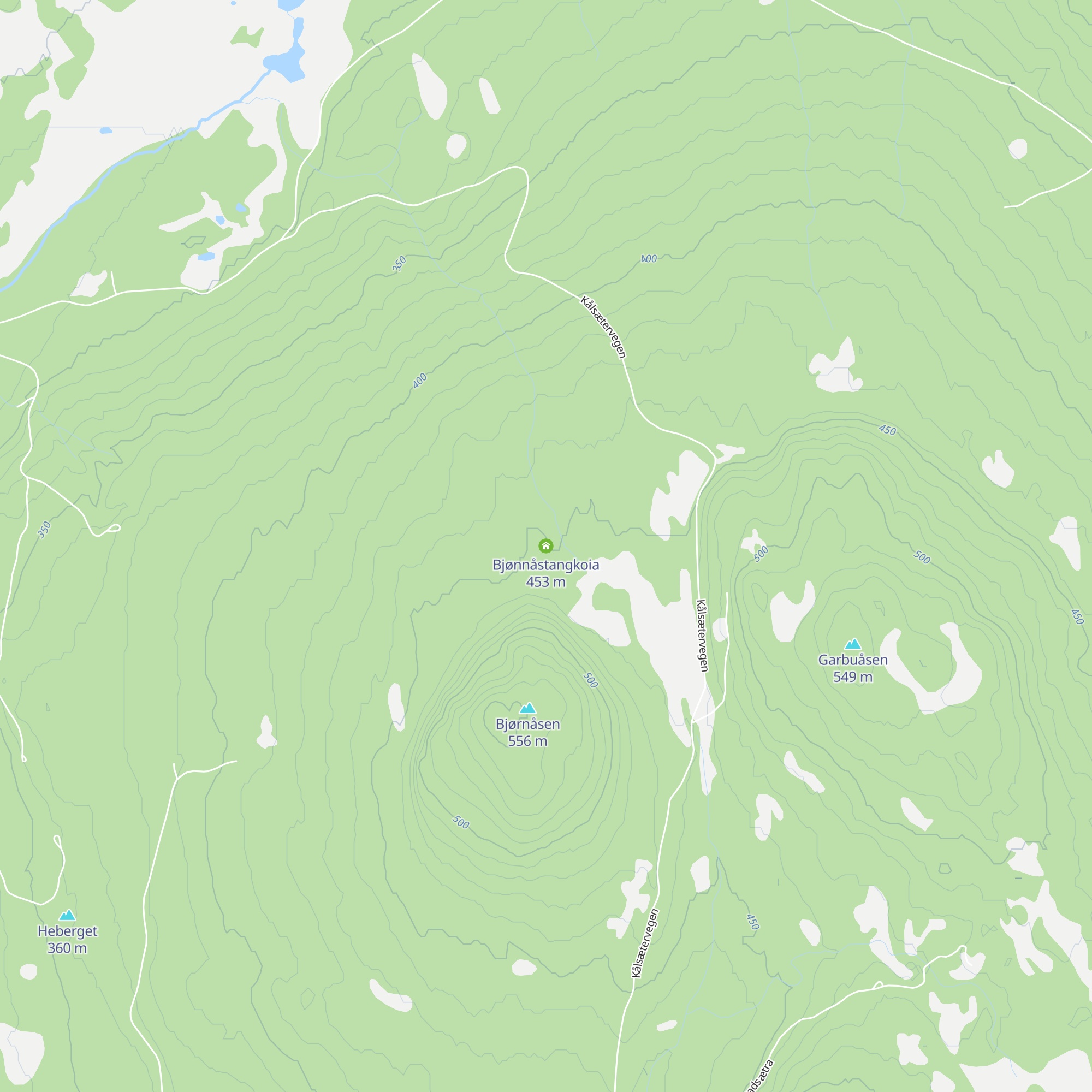 Bjønnåstangkoia map