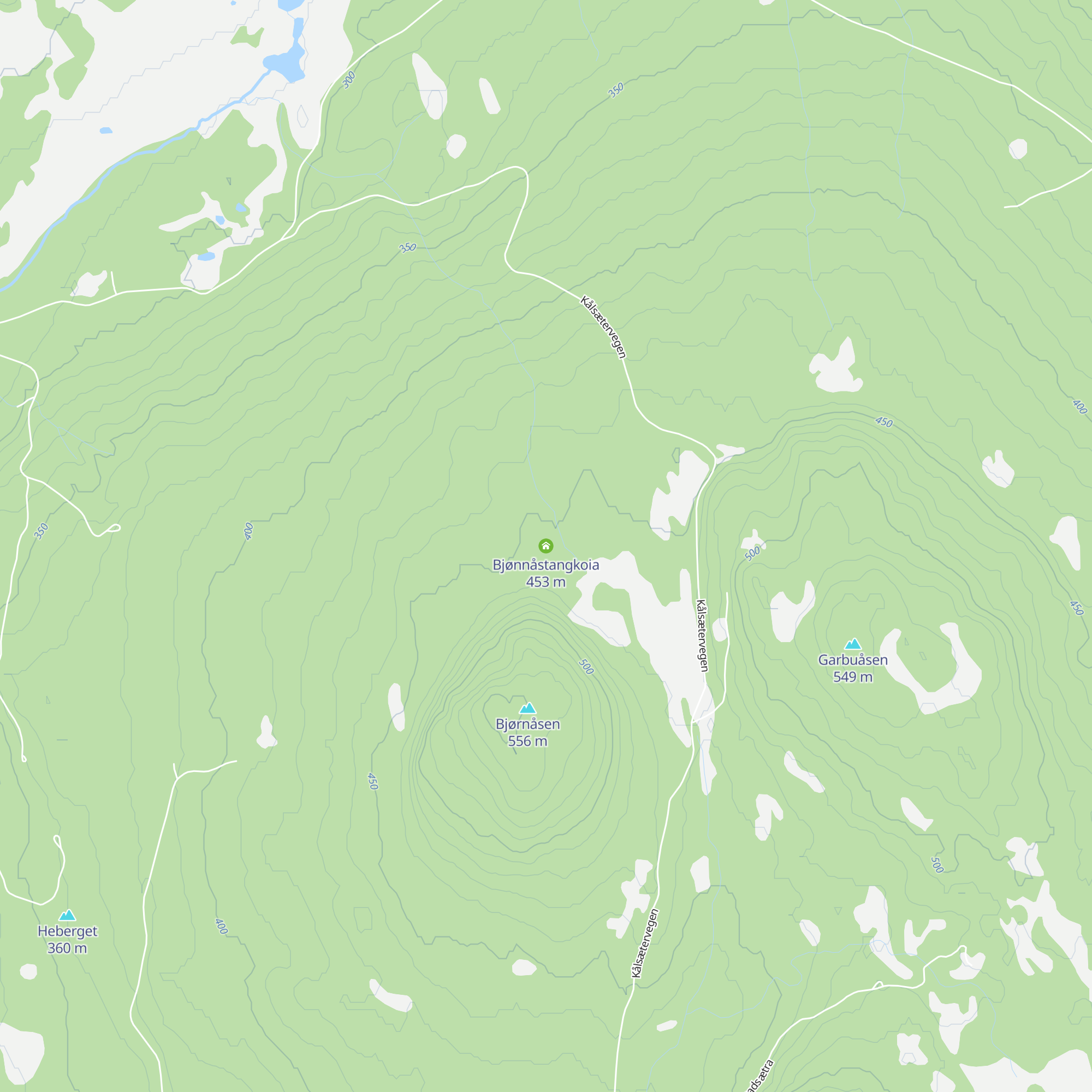 Bjønnåstangkoia map