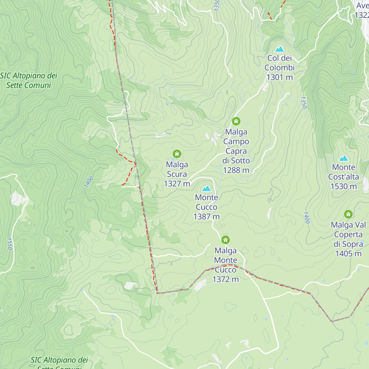 Rifugio Barricata map
