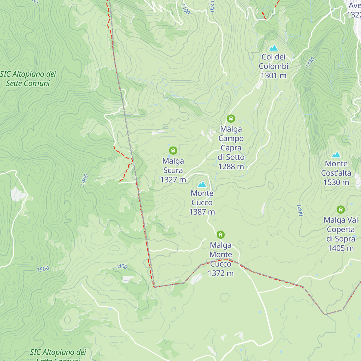 Rifugio Barricata map