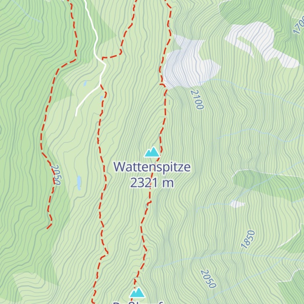 Map of Wattenspitze
