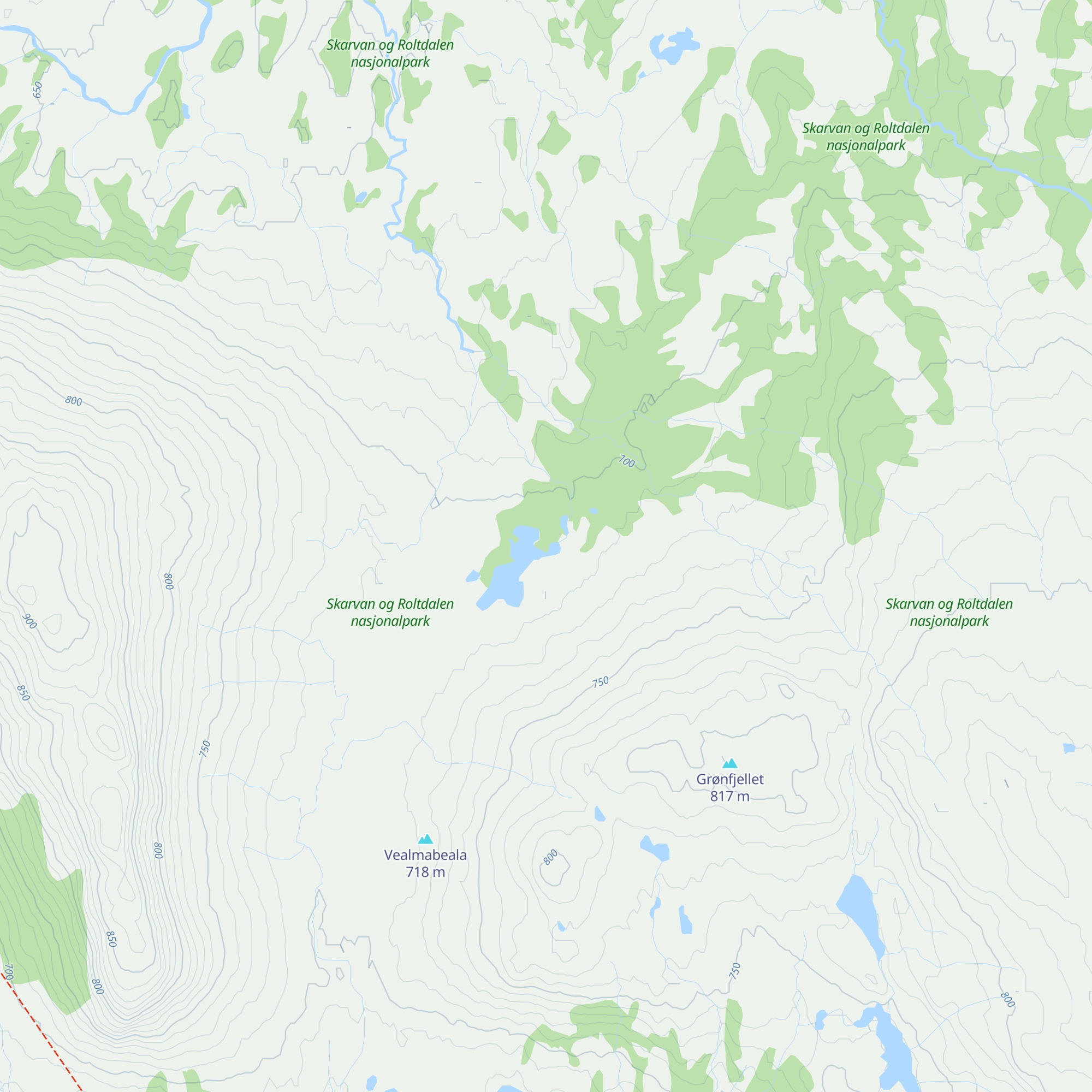 Bindstikkhytta map