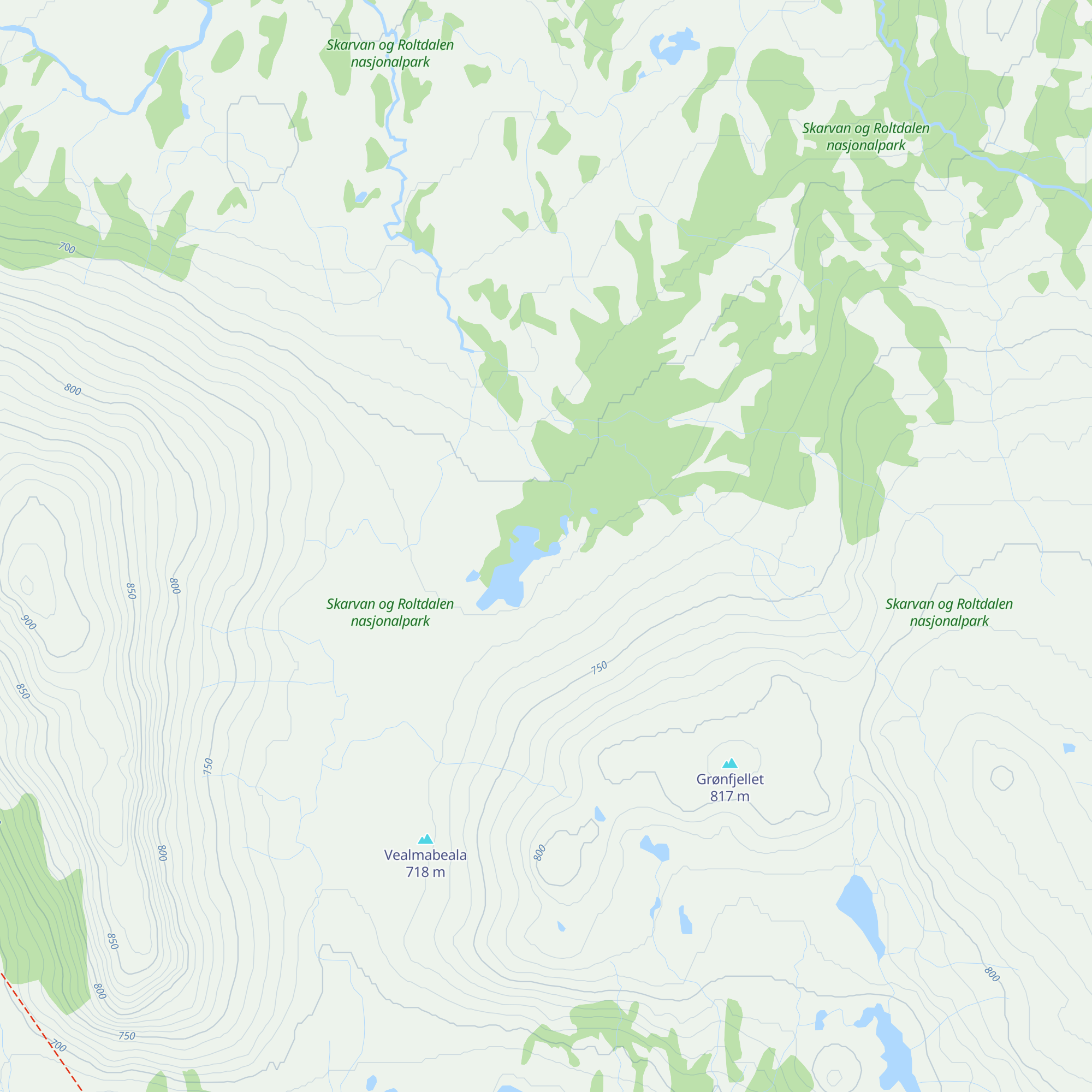 Bindstikkhytta map
