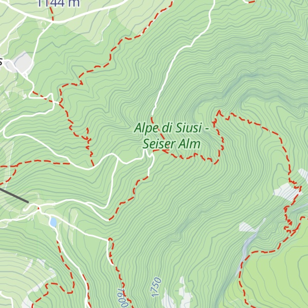 Map of Schafstall Hütte