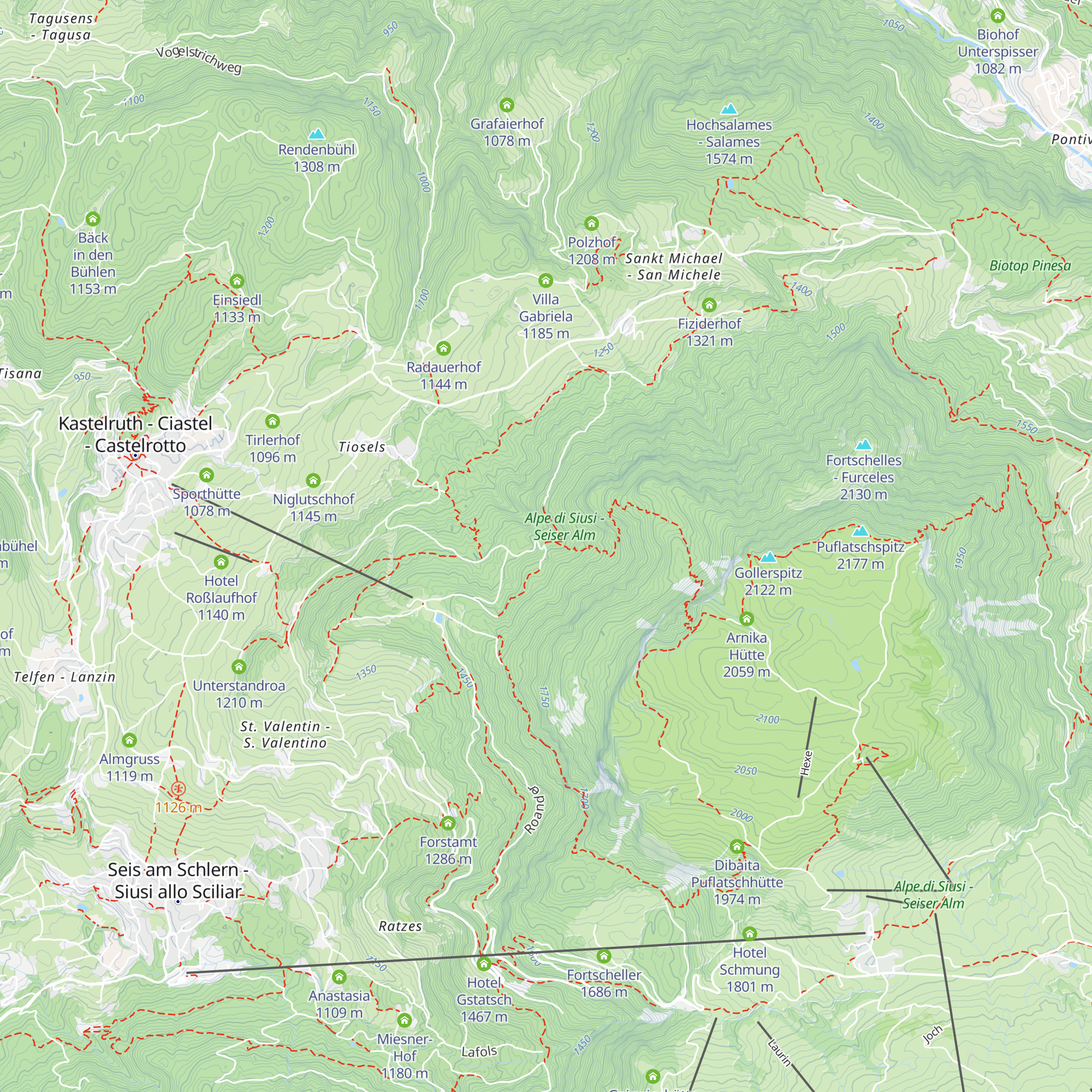 Schafstall Hütte map