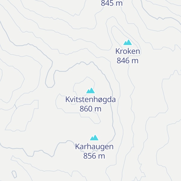 Map of Kvitstenhøgda